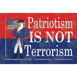 Patriotism Is NOT Terrorism