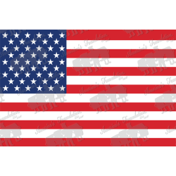 American Flag Sticker