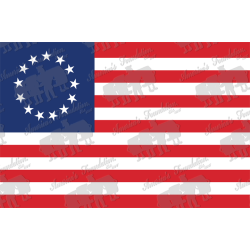 Betsy Ross Flag Sticker